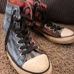 Red, White, and Blue Converse